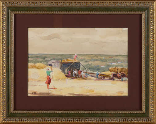 Боим Соломон Самсонович. Молотьба